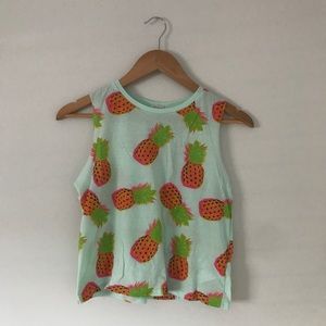Forever 21 Girls pineapple tee size 13/14